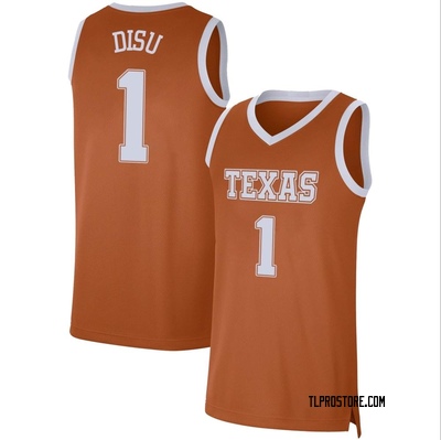 Men's Dylan Disu Texas Longhorns Limited Basketball Jersey - Orange