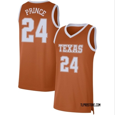 Men's Jackson Prince Texas Longhorns Limited Basketball Jersey - Orange