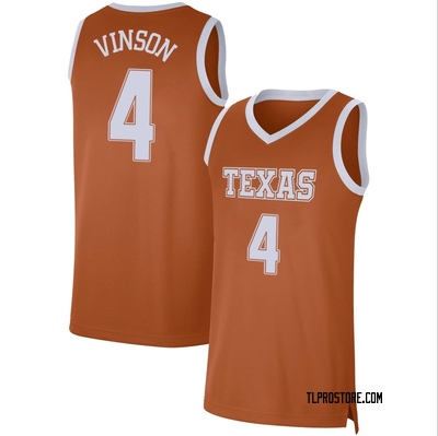 Men's Jamie Vinson Texas Longhorns Limited Basketball Jersey - Orange