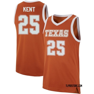 Men's Jayson Kent Texas Longhorns Replica Basketball Jersey - Orange