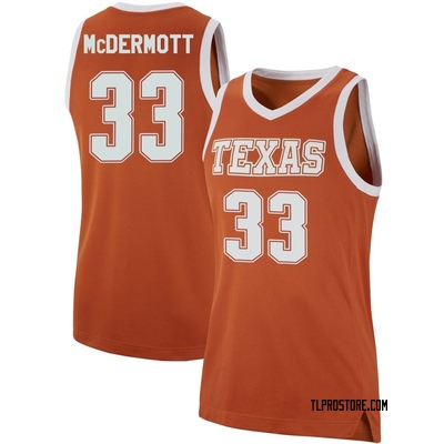 Women's Anthon McDermott Texas Longhorns Replica Basketball Jersey - Orange