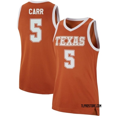 Women's Marcus Carr Texas Longhorns Replica Basketball Jersey - Orange