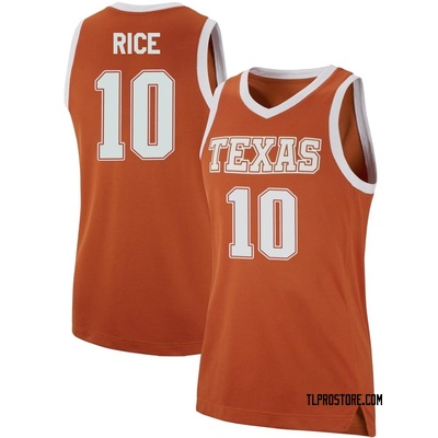 Women's Sir'Jabari Rice Texas Longhorns Replica Basketball Jersey - Orange