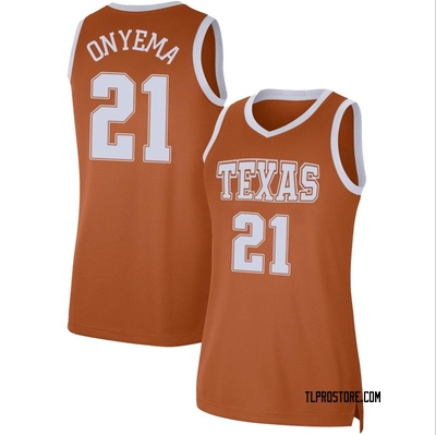 Women's Ze'Rik Onyema Texas Longhorns Limited Basketball Jersey - Orange